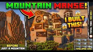 Pahaad Ban Gaya Alishan Mahal! 🏰🔥 (Minecraft)
