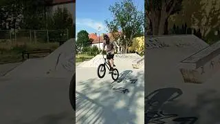 трюк на bmx в Польше 180 backwards fakie 540 #bmx #бмх #dimabar #bmxlife #трюкинабмх #mtb #bmxstyle