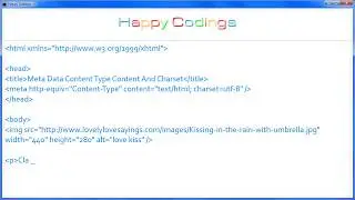 HTML | Meta data content type content and charset