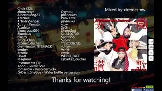 /r/osugame sings Santa san