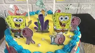 Dekorasi Kue Tart Spongebob