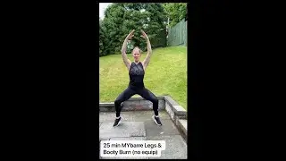 WEEK 1 - Workout 2 - 25 mins MYbarre Legs & Booty Burn
