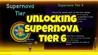 Unlocking Supernova Tier 6 in Grass Cutting Incremental - Roblox