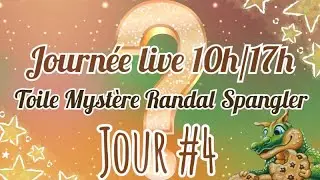 🖍️💎Journée Live, Toile Mystère Randal Spangler JOUR#4 |REPLAY|