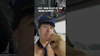 POV: Dein Pilot im Flugzeug ist ein Beine-Skipper…🦵❌