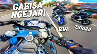 Ketika CBR1000RRR Ngejar R1M & ZX10R *Pake Gigi Satu!