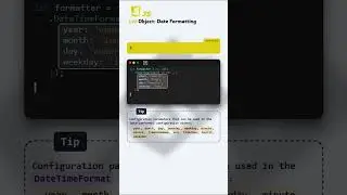 JS Intl Object: Date Formatting  #coding