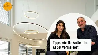 Kabel glätten | Wellen im Stromkabel vermeiden | Pendelleuchten | Galerieleuchten |
