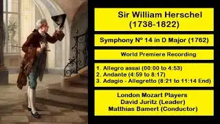 Sir William Herschel (1738-1822) - Symphony Nº 14 in D Major (1762)