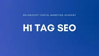 H1 Tag SEO Best Practices