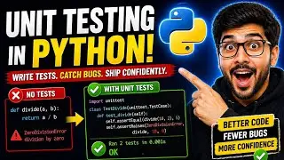 #54 Master Unit Testing in Python! 🚀 (Beginner to Pro) Part 1