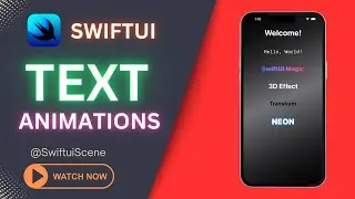 🚀 SwiftUI Text Animations: Create Stunning Effects with Ease! 🎨✨