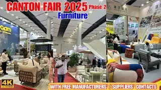Tour & Meet Furniture Manufacturers & Suppliers From China at the 2025 Canton Fair in Guangzhou 🇨🇳
