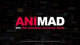 AniMad | 299+ Titles and Lower Thirds