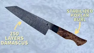 Making a Damascus Knife for PietSmiet Kocht | Part 2: Finishing the knife