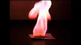 Nitrostarch burn test