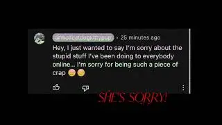 She’s sorry… - moon