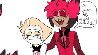 Could u imagine 😏 (Hazbin Hotel) Lucifer and Alastor (Radioapple)