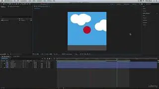 after effects Animating with Keyframes Challenge Bouncing Ball Animation