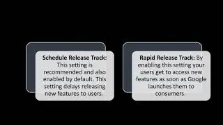 Choose when users get new features