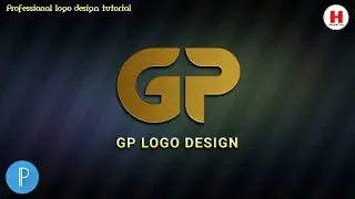 How to make professional GP logo design || Pixellab tutorial |