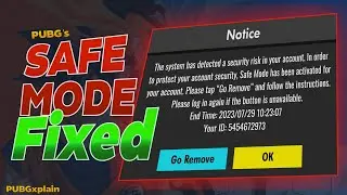How to Fix PUBG Mobile Safe Mode (100% WORKING)