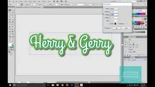 Creating Double Stokes Text Effect In Adobe Illustrator CC