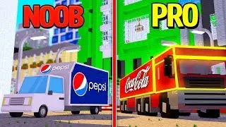 Minecraft - NOOB vs PRO - PEPSI VS COCA COLA in minecraft