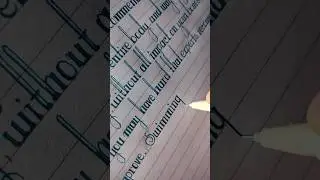 Do you like this type of handwriting ? English handwriting practice | #handwriting #youtubeshorts