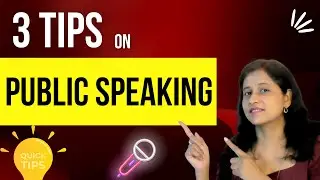 Top 3 tips on public speaking