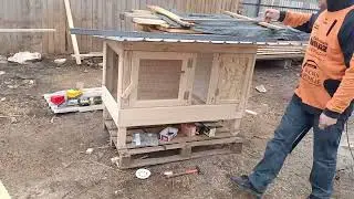 rabbit cage with brood nest