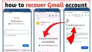how to recover Gmail account / Gmail recover kaise kare / Gmail account recovery new video