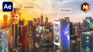 Tracking Building Drone Footage using Mocha in After Effects