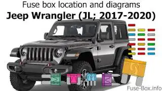 Fuse box location and diagrams: Jeep Wrangler (JL; 2017-...)