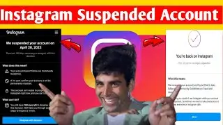 Instagram Account SUSPENDED What's Really Going On? | How to Recover Suspended Instagram Account
