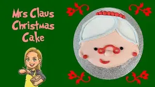 Mrs Claus Christmas Cake Tutorial