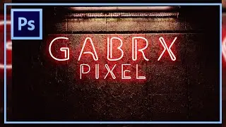 How to make NEON Text Effect |  Photoshop
