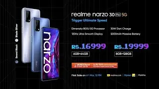 Realme Narzo 30 Series 5G Live Launch Event