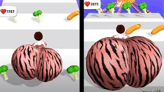 Butt Clash: in All Levels Gameplay iOS,Android Walkthrough Update Trailers Mobile Game BCLLEDFBBN138