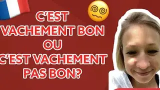 🇫🇷Уроки французского C’EST VACHEMENT BON OU C’EST VACHEMENT PAS BON 🥴