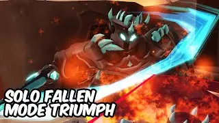 SOLO REWORK FALLEN MODE TRIUMPH | Tower Defense Simulator | ROBLOX