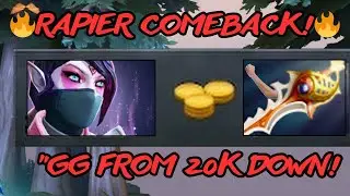 RAPIER COMEBACK! TA RAMPAGE from 20K Gold Behind into GG! 🔥