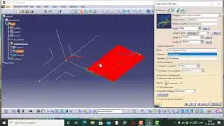 Catia v5 generative shape design surface design swept with reference curve for new innovationproduct