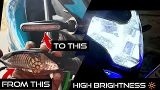Pulser ns200 Best LED Light Install | Ktm style indicators install