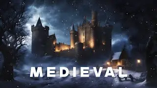 Winter Night in a Medieval Castle - Ambience and Music