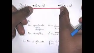 Analytical geometry - Revision Part 1