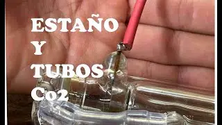 Como soldar con estaño los cables al tubo laser, esta es la forma correcta