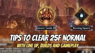 Tips for Demon's Castle 25F Normal (Alicia Users with Good Progress)
