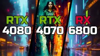 RTX 4080 vs RTX 4070 vs RX 6800 - Test in 10 Games