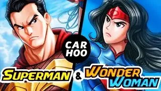 CARHOO Draws【 Superman X Wonder Woman  】